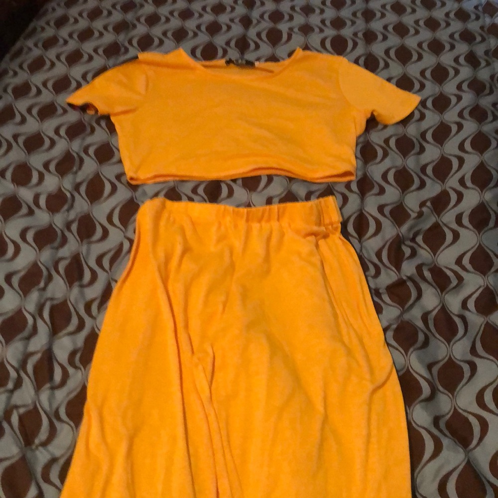 Yellow two piece